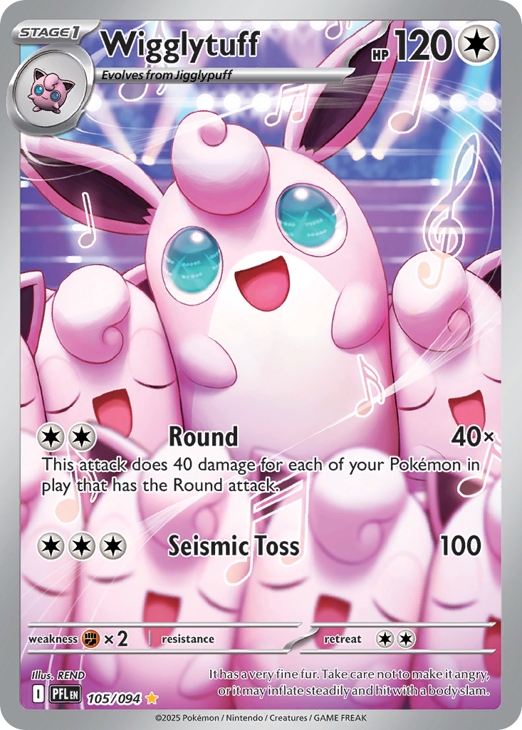 Wigglytuff - Phantasmal Flames #105/94