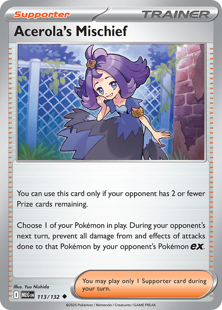 Acerola's Mischief - Mega Evolution #113/132