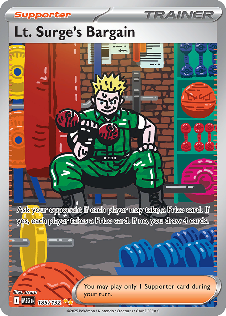 Lt. Surge's Bargain - Mega Evolution #185/132
