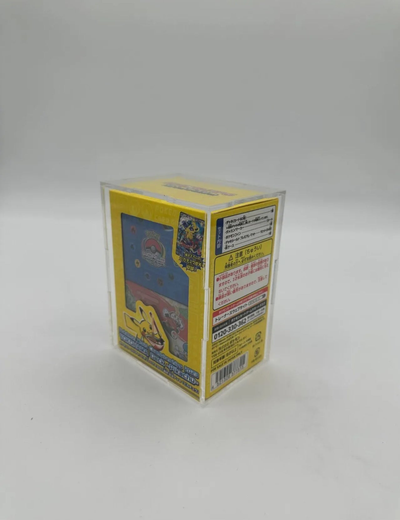 Acrylic Display Case Pikachu Promo 2023 Pokemon World Championships Yokohama Box