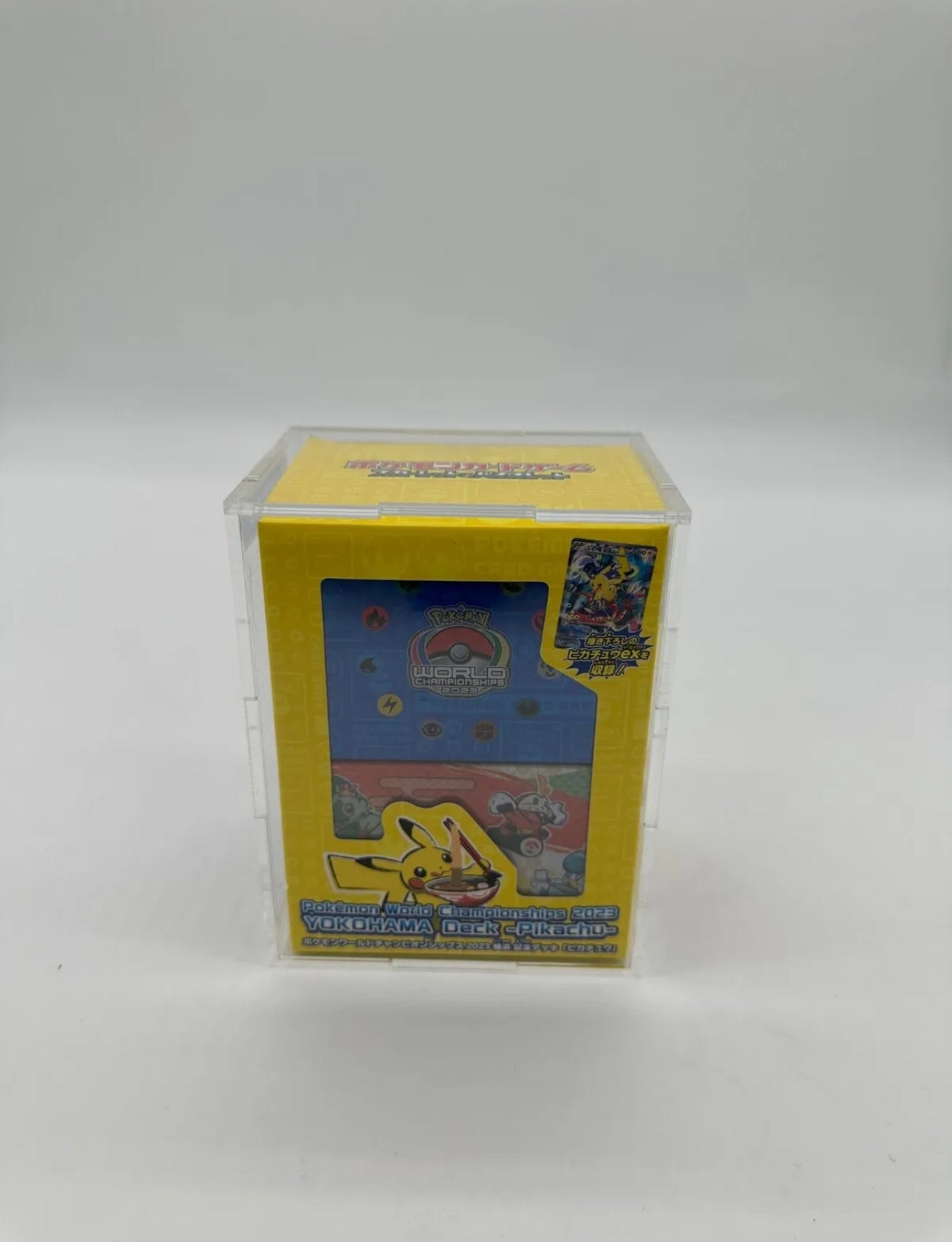 Acrylic Display Case Pikachu Promo 2023 Pokemon World Championships Yokohama Box