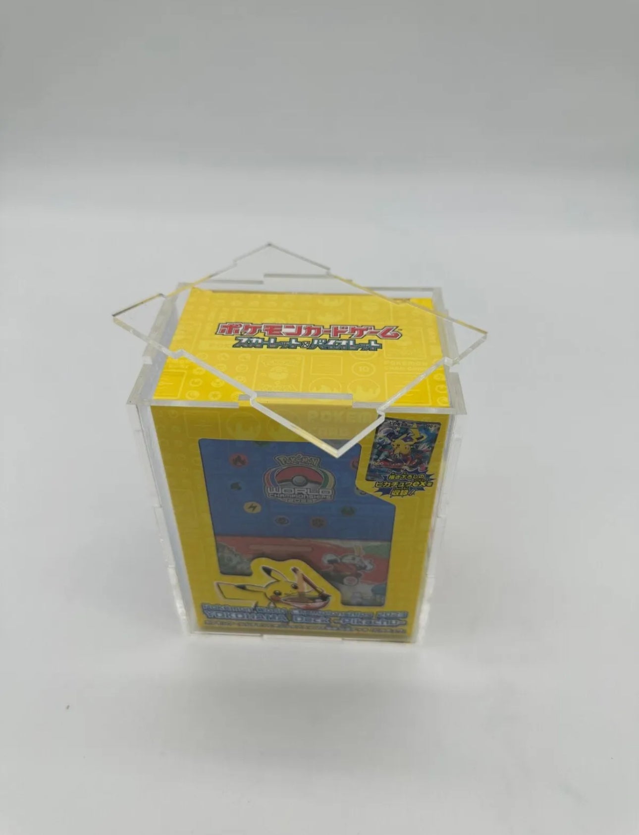 Acrylic Display Case Pikachu Promo 2023 Pokemon World Championships Yokohama Box