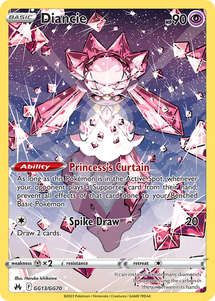 Diancie - Crown Zenith Galarian Gallery #GG013/70