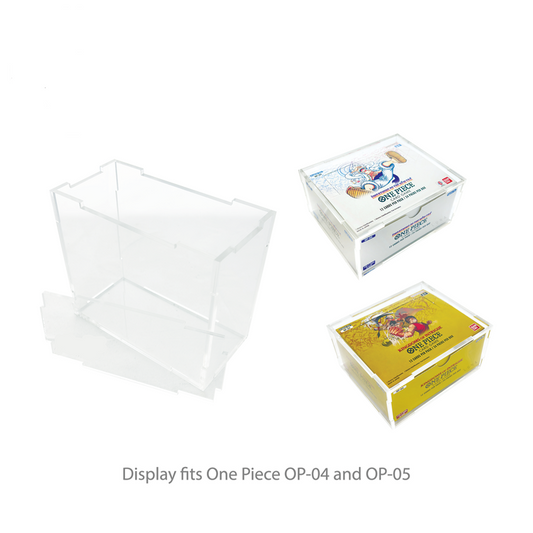 Acrylic Display case for One Piece OP-04/OP-05 Booster Box