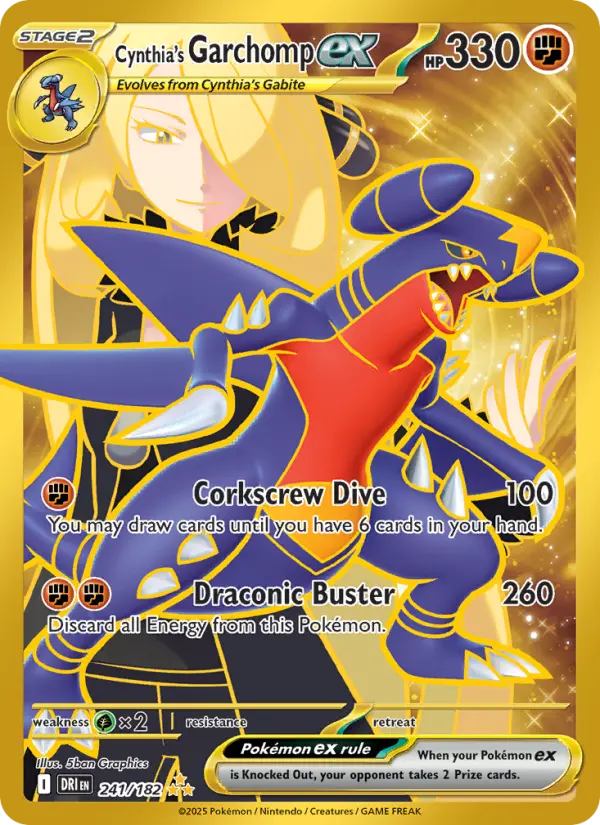 Cynthia's Garchomp ex - Destined Rivals #241/182