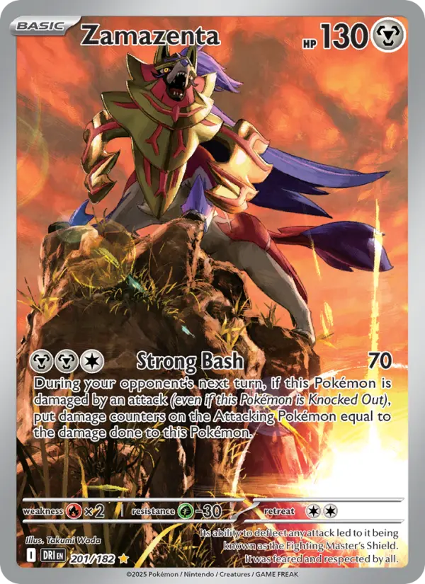 Zamazenta - Destined Rivals #201/182
