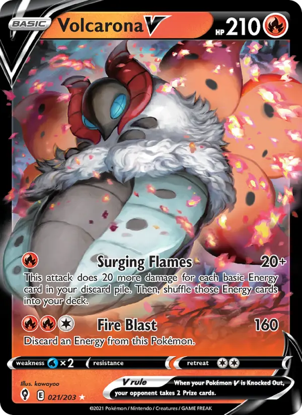 Volcarona V - Evolving Skies #021/203