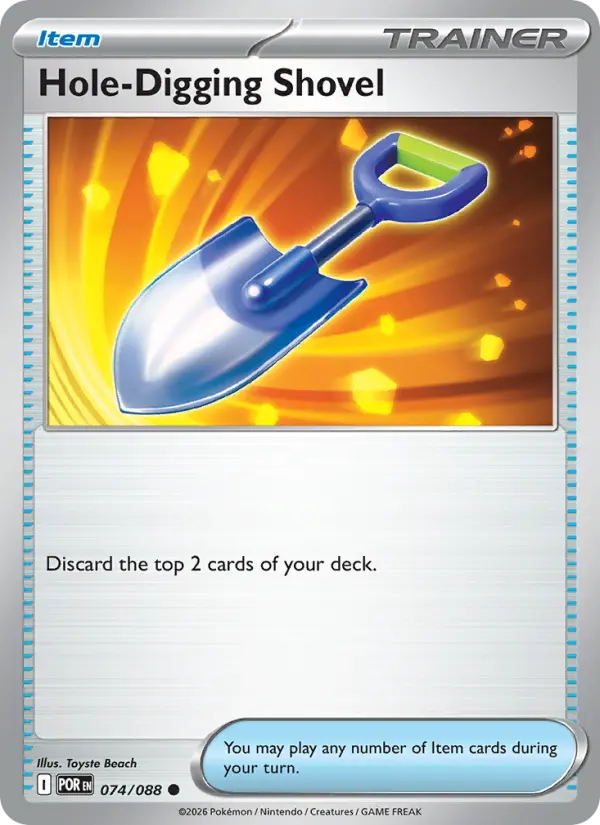 Hole-Digging Shovel #74 (Perfect Order)
