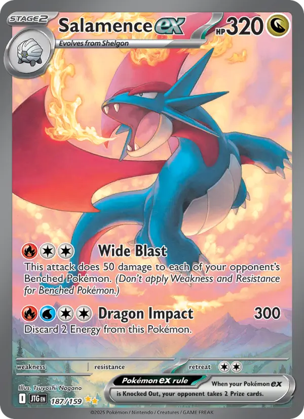 Salamence ex #187 (Journey Together)