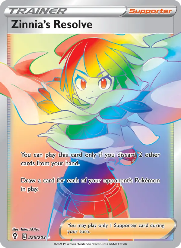 Zinnia's Resolve - Evolving Skies #225/203
