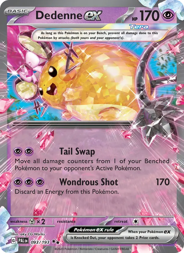 Dedenne ex - Paldea Evolved #093/193