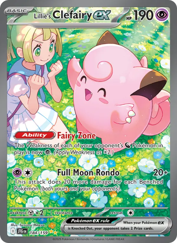 Lillie's Clefairy ex #184 (Journey Together)