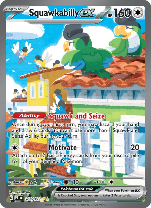 Squawkabilly ex - Paldea Evolved #264/193