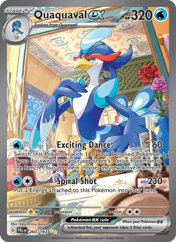 Quaquaval ex - Paldea Evolved #260/193