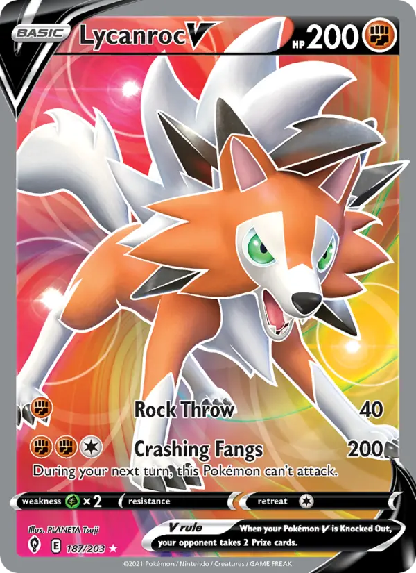Lycanroc V - Evolving Skies #187/203