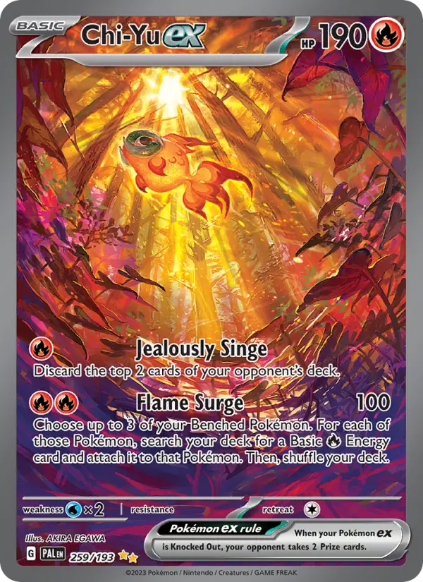 Chi-Yu ex - Paldea Evolved #259/193