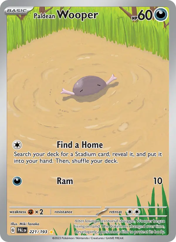 Paldean Wooper - Paldea Evolved #221/193
