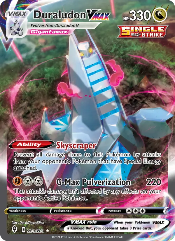 Duraludon VMAX - Evolving Skies #220/203