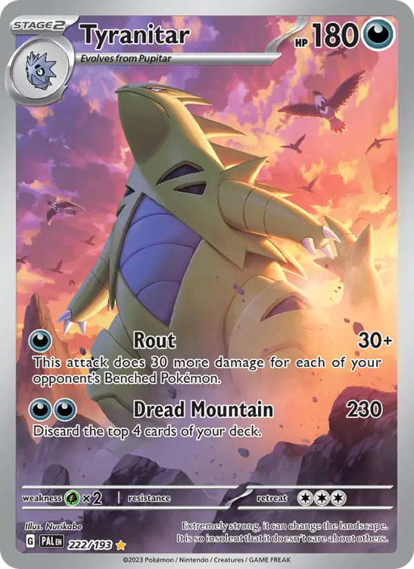 Tyranitar - Paldea Evolved #222/193