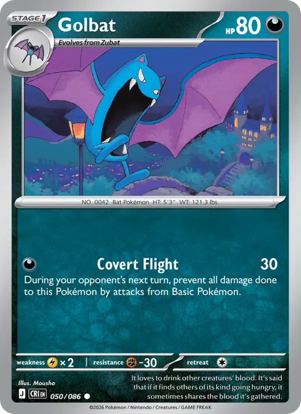 Golbat #50 (Chaos Rising)
