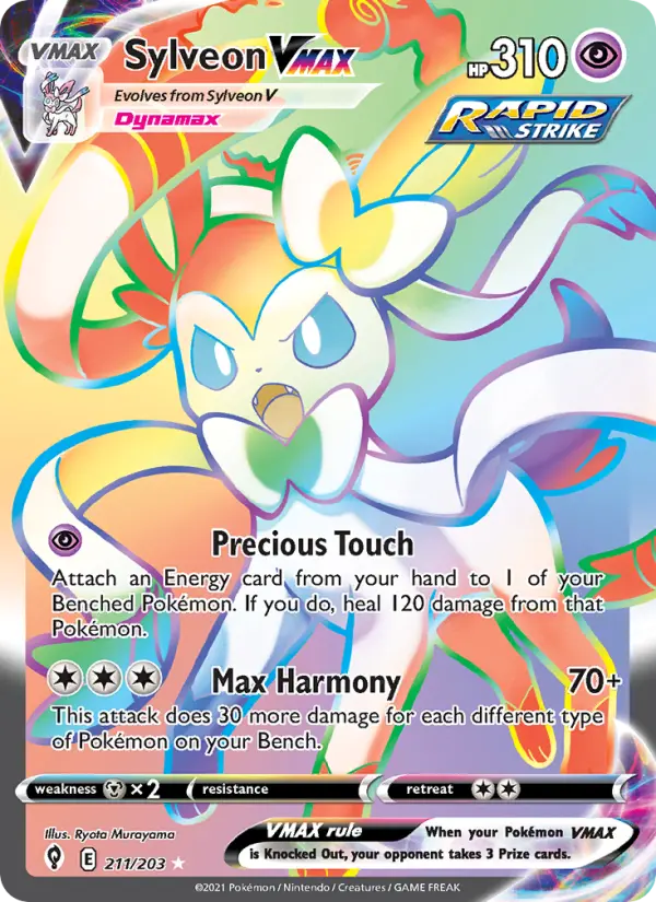 Sylveon VMAX - Evolving Skies #211/203
