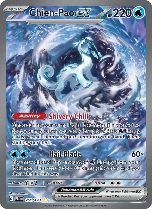 Chien-Pao ex - Paldea Evolved #261/193