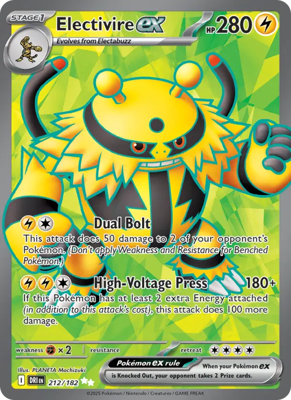 Electivire ex - Destined Rivals #212/182