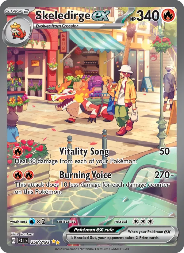 Skeledirge ex - Paldea Evolved #258/193
