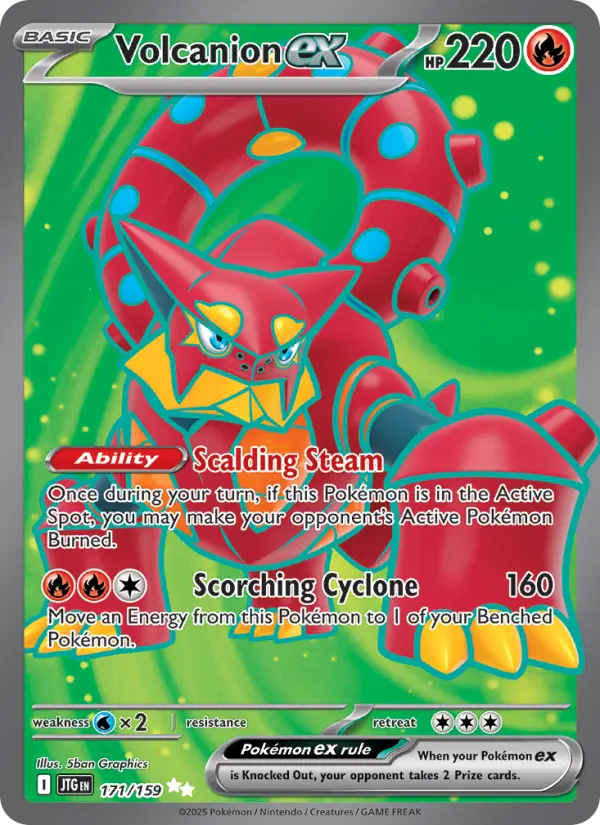 Volcanion ex #171 (Journey Together)