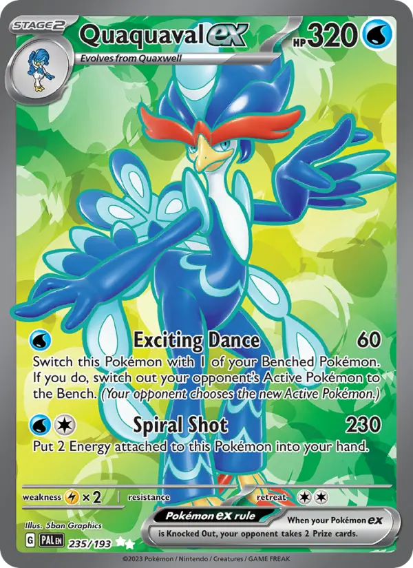 Quaquaval ex - Paldea Evolved #235/193