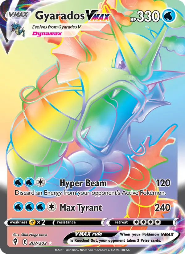 Gyarados VMAX - Evolving Skies #207/203