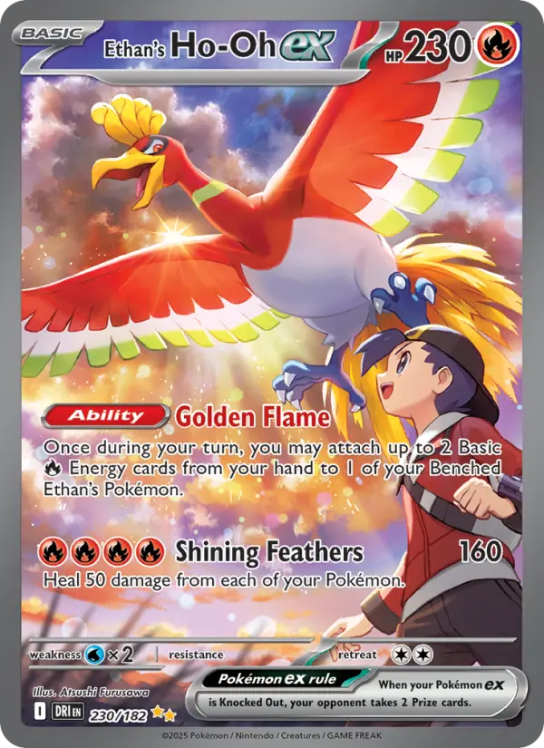 Ethan's Ho-Oh ex - Destined Rivals #230/182