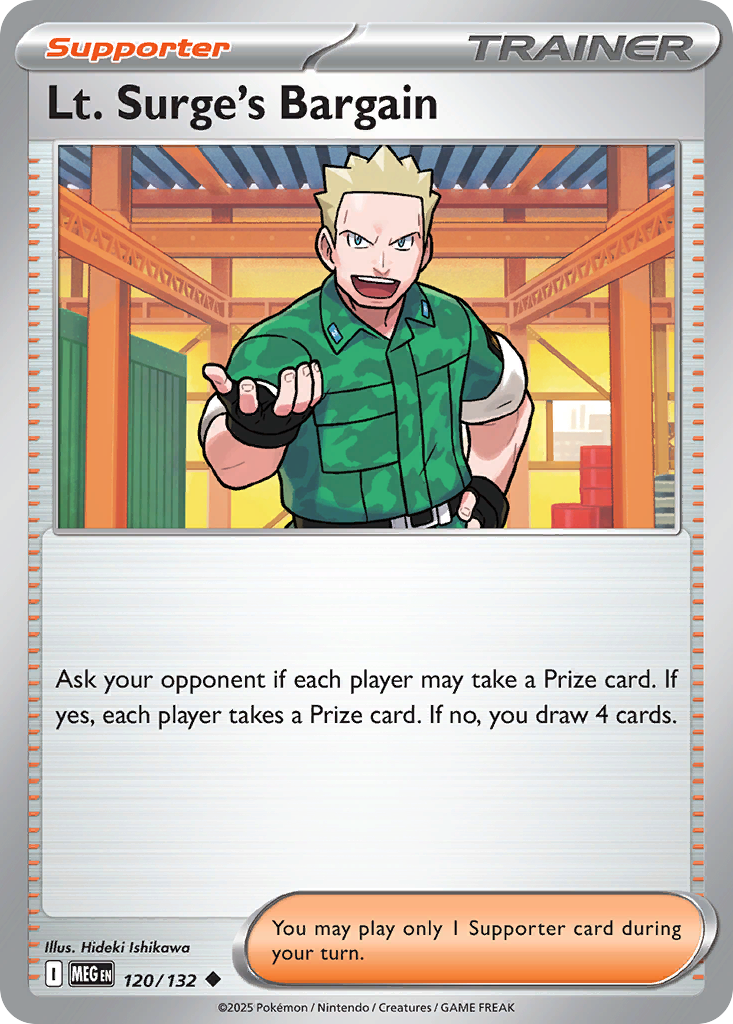 Lt. Surge's Bargain - Mega Evolution #120/132