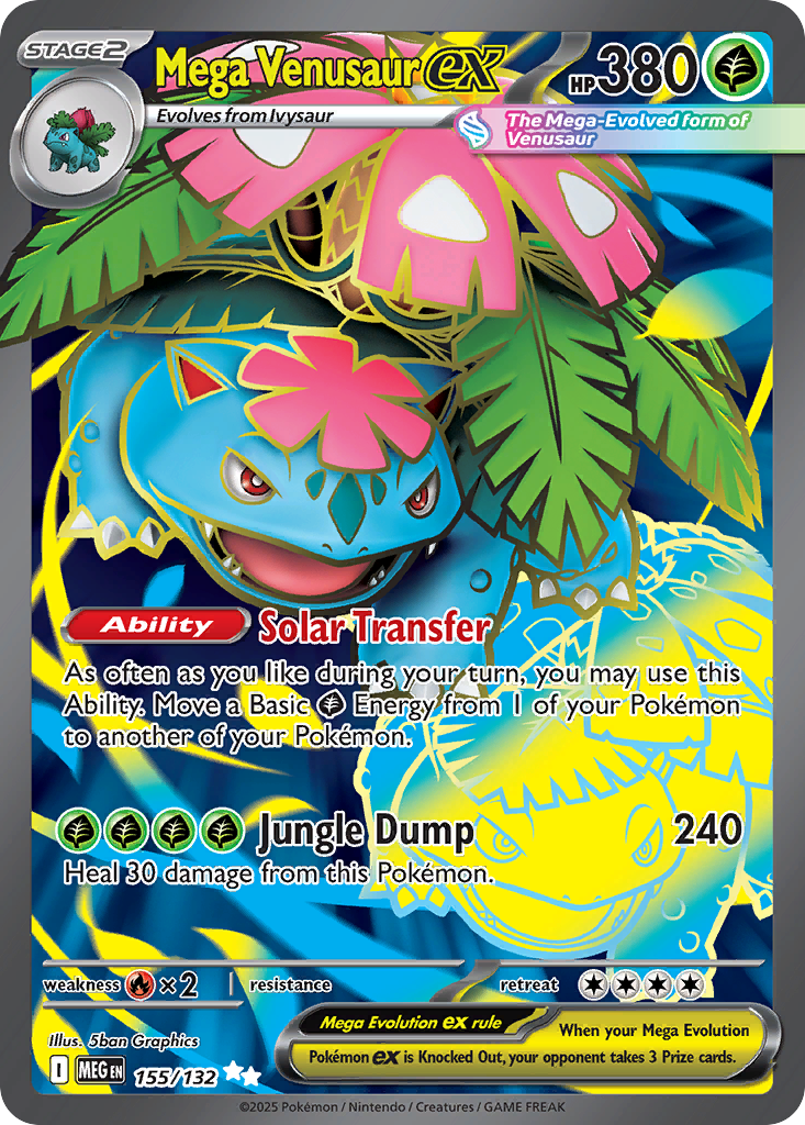 Mega Venusaur ex - Mega Evolution #155/132