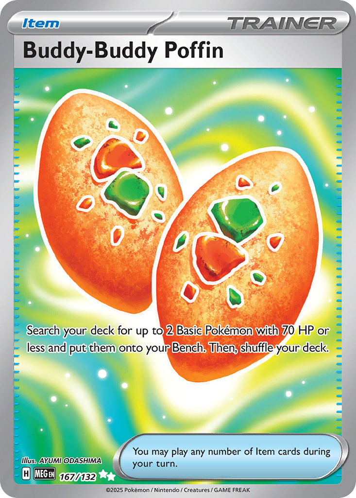 Buddy-Buddy Poffin - Mega Evolution #167/132