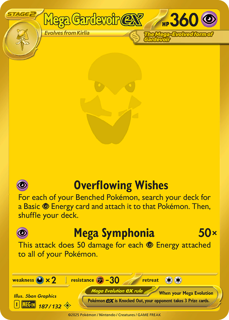 Mega Gardevoir ex - Mega Evolution #187/132