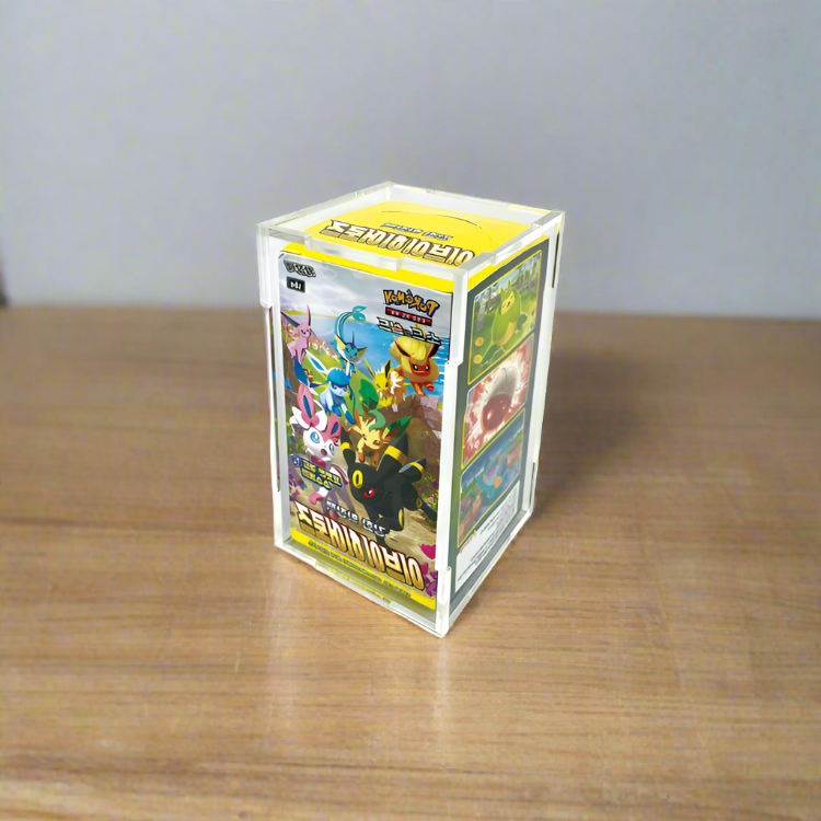 Acrylic Display Case for Korean Pokémon TCG Booster Box