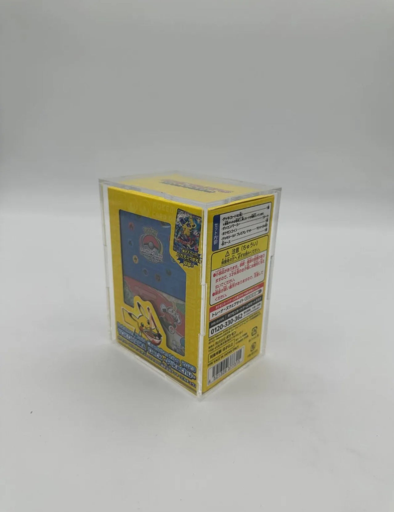 Acrylic Display Case Pikachu Promo 2023 Pokemon World Championships Yokohama Box
