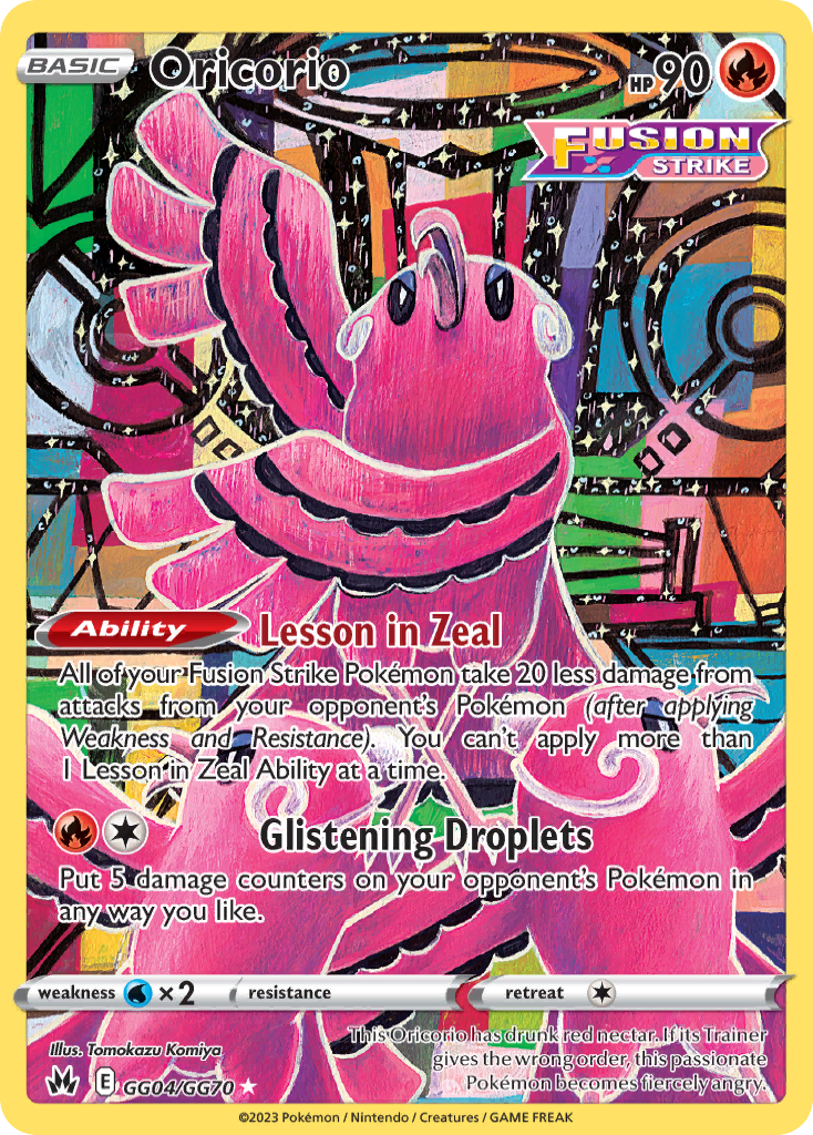 Oricorio - Crown Zenith Galarian Gallery #GG004/70