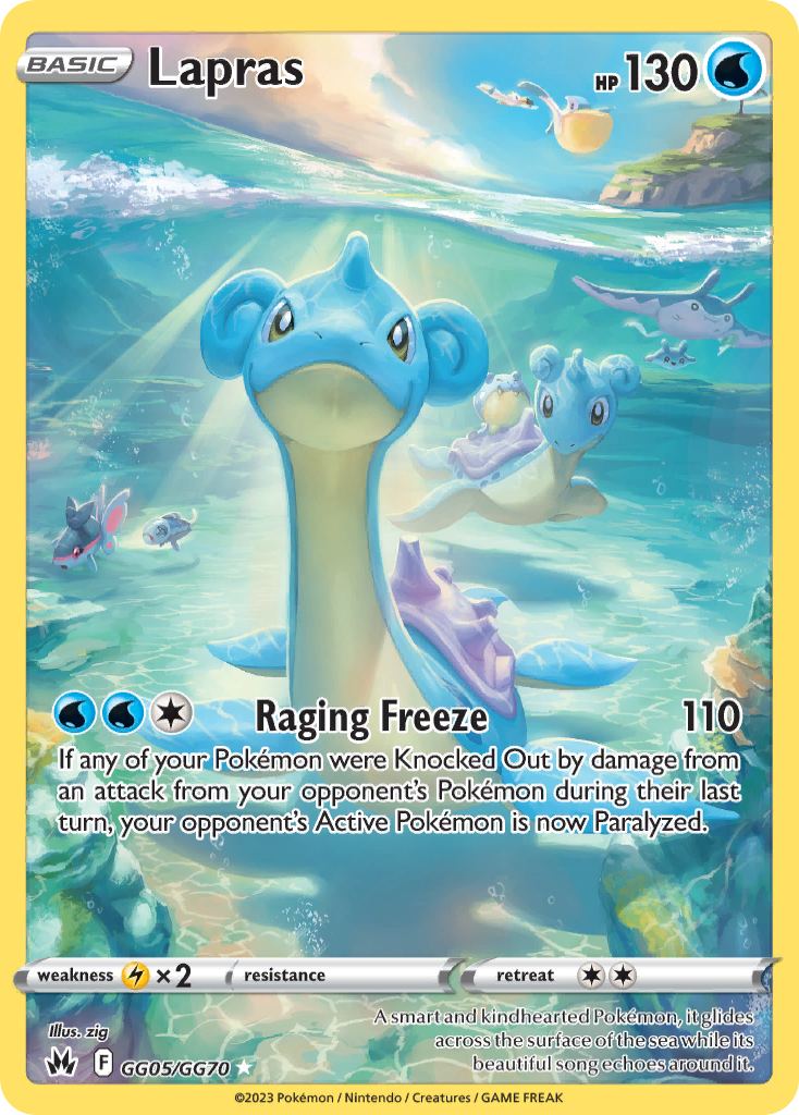 Lapras - Crown Zenith Galarian Gallery #GG005/70