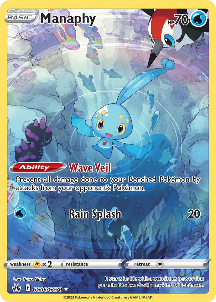 Manaphy - Crown Zenith Galarian Gallery #GG006/70