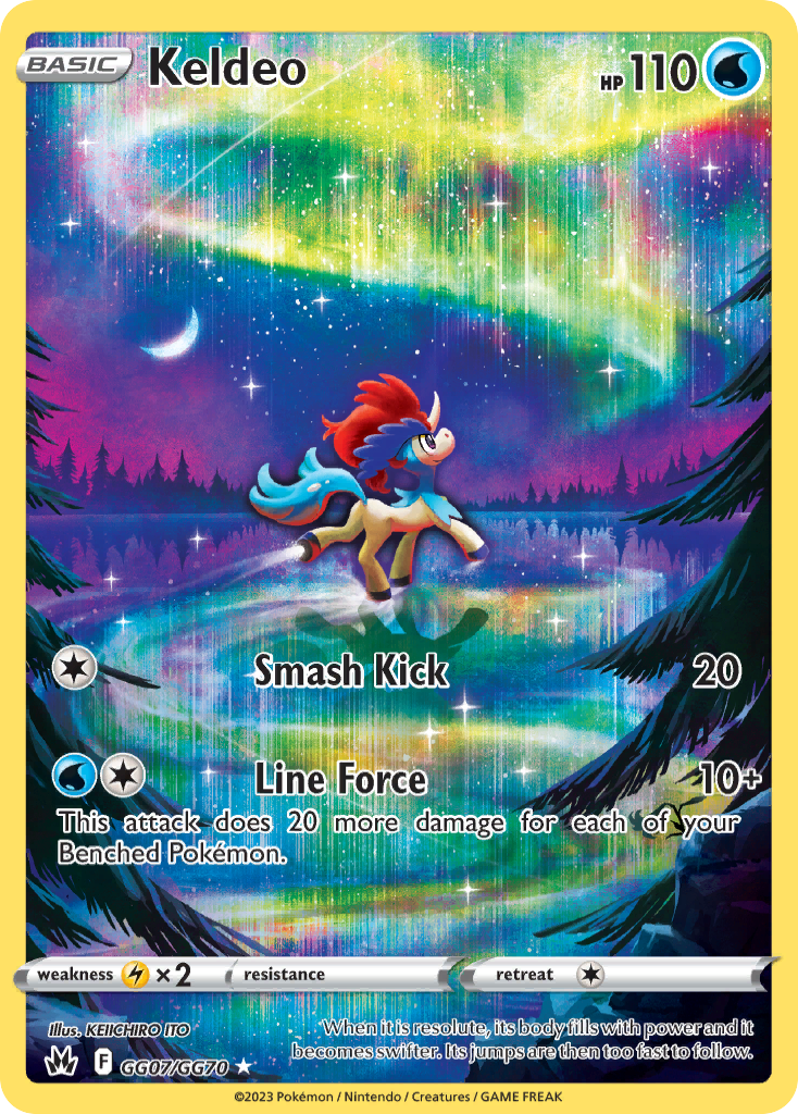 Keldeo - Crown Zenith Galarian Gallery #GG007/70