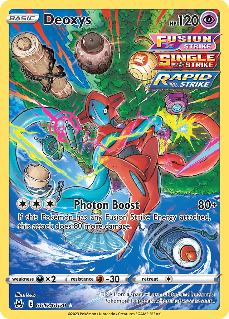 Deoxys - Crown Zenith Galarian Gallery #GG012/70