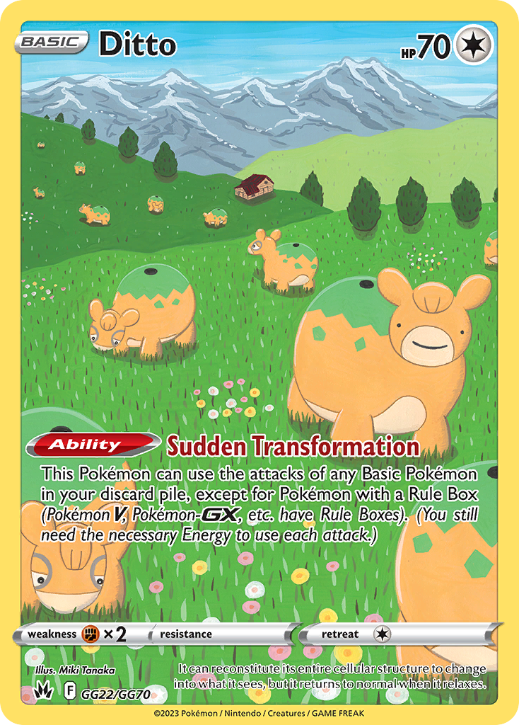Ditto - Crown Zenith Galarian Gallery #GG022/70