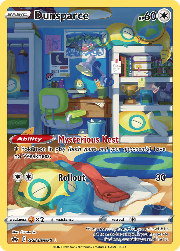 Dunsparce - Crown Zenith Galarian Gallery #GG023/70