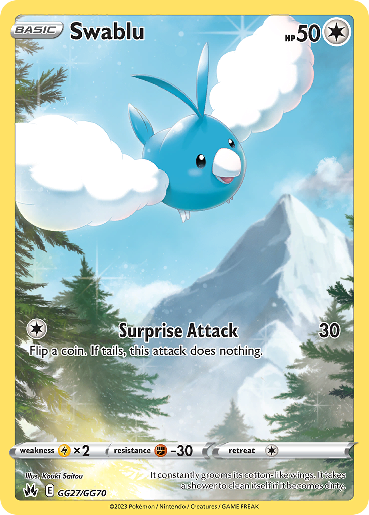 Swablu - Crown Zenith Galarian Gallery #GG027/70