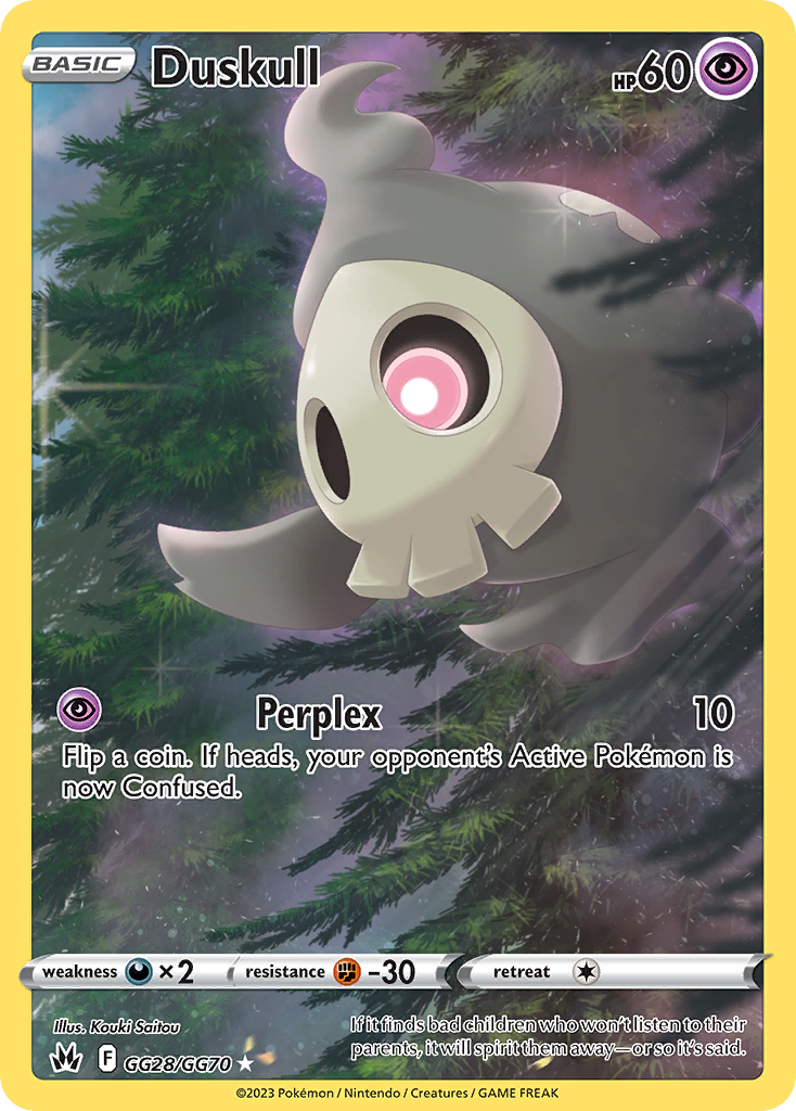 Duskull - Crown Zenith Galarian Gallery #GG028/70