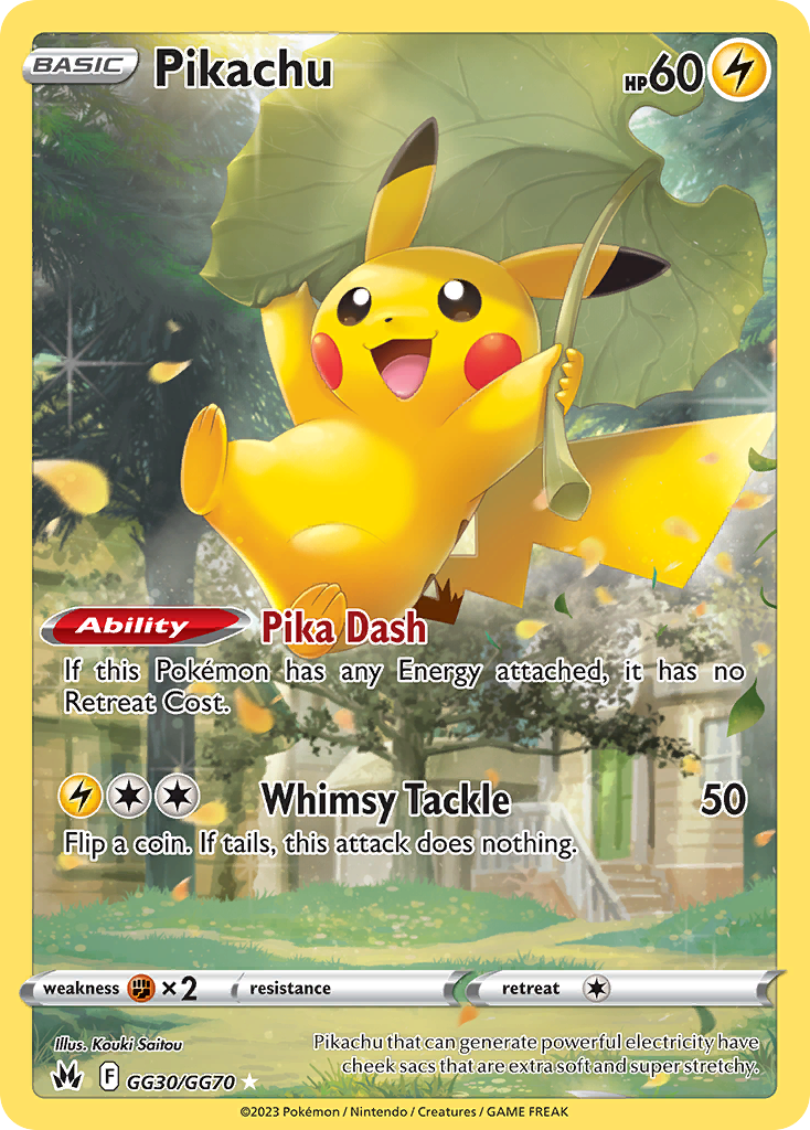 Pikachu - Crown Zenith Galarian Gallery #GG030/70