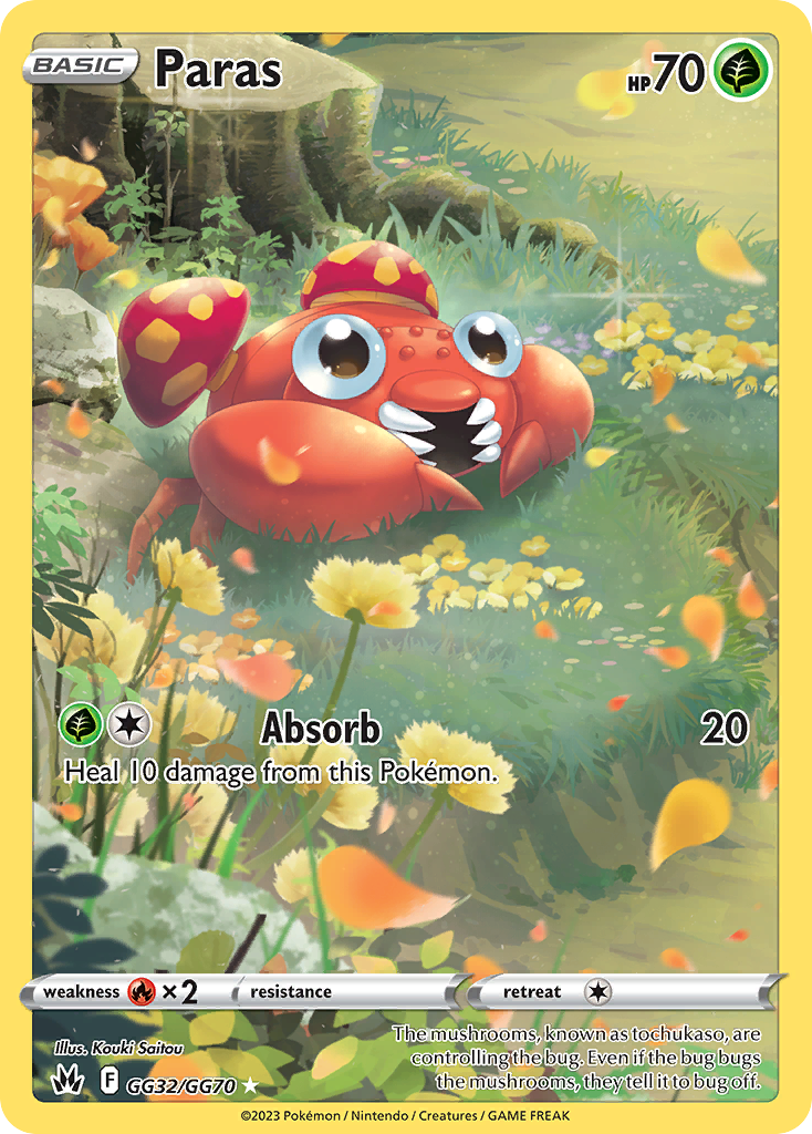 Paras - Crown Zenith Galarian Gallery #GG032/70
