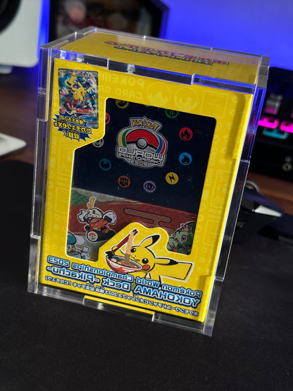 Acrylic Display Case Pikachu Promo 2023 Pokemon World Championships Yokohama Box